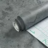 Fonds d'écran Style rétro ciment auto-adhésif vinyle papier peint chambre gris nordique industriel vent Stickers muraux chambre décor à la maison Contact papier 231017