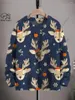 Pulls pour hommes Impression 3D Série de Noël Père Noël Arbre Motif de flocon de neige Pull laid Casual Hiver Chaleur Produit Unisexe-2