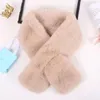 Écharpes Belle écharpe enveloppante en peluche lavable croix hiver froid femme