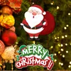 クリスマスの装飾1ペアメリークリスマスドアハングバナーサンタクロース雪だるまカプレットナビダッドクリスマスパーティーホームデコレーション2024ノエル231017