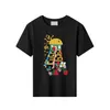 T-shirt in cotone per bambini Designer Vestiti per bambini Ragazzi Ragazze Magliette Bambino Abbigliamento morbido G Maglietta a maniche corte Abito stampato di lusso CYD23101804