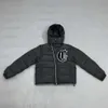 2023 Herrenjacken Corvidae Mattschwarze Pufferjacken Mäntel Hoodie Briefstickerei Weiße Irongate-Jacke Hochwertige Winter-Daunen-Thermojacke