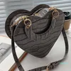 Sacos de noite forma de coração sacola para mulheres crossbody feminino pequeno ombro bonito bolsa