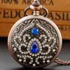 Taschenuhrs Roségold Luxus Quarz Uhr Uhr Arabische Ziffern Kette Frauen Vintage Grace Anhänger Halskette Geschenke