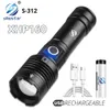Outdoor Gadgets 16 Core XHP160 High Power Flashlight LED Torch Lantern Aluminum Alloy Tactical Flashlight Waterproof Zoomable Hunting Lights 231018