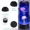 Verres à vin Lampe méduse Aquarium Lampka Nocna 5 couleurs fantaisie LED USB Table veilleuse enfants cadeau éclairage pour la maison chambre décor 231017