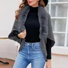 Scarves Women's Autumn And Winter Outerwear With Fashionable Solid Color Knitted Tassel Cape Shawl Head Kerchief For Women Cotton