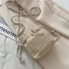 أكياس الجسد المتقاطع ot بيع نساء منسوجة حقيبة القش و kebag متماسكة امرأة Soulder Messenger Beige Bags Fasion CreativeCatlin_fashion_bags