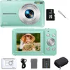 Видеокамеры Цифровая камера FHD 1080P для детей Видеокамеры с SD-картой 32 ГБ 16-кратный зум 48MP 24-дюймовый ЖК-дисплей Блог Подростки 231018