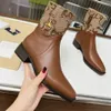 Dupe Designers Boots Women Boot Winter Rubber Shoe Luxury Fashion Footwear Leather on Slip Brand Stylist Platform Shoes MNBH00001