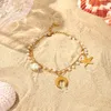 Bracelets de charme en acier inoxydable femmes bracelet décoratif double couche mignon lune étoile dames pendentif bracelet bijoux cadeau d'anniversaire