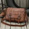 Shoulder Bags Evening Bags Vintage Genuine Leater Messenger Bag men Leater Soulder Bag Men Crossbody Bag Fasion Casual Leisure Bags Browncatlin_fashion_bags