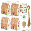 Kerstversiering 24 Stuks Diy Dozen Snoep Touw Huis Vorm Geschenkdoos Jaar Drop Levering Huis Tuin Feestelijke Feestartikelen dhcoi