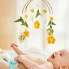 Mobiles Baby Bed Toy Rattle 012 Months Wool Ball Bell Bee Animals Shape born Crib Mobile Beads For Gift 231017
