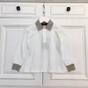 Lüks Bebek Giysileri Sonbahar Setleri Boy Moda Çocukları İzler Boyut 100-150 cm 2pcs uzun kollu polo gömlek ve harflerin her yerinde Sep01