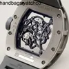 RicharsMilers Montre Mécanique Mouvement tourbillon Montre suisse ZF Factory Montre Top Qualité Mouvement Suisse Montre Cadran En Céramique avec Diamant The2F712F71