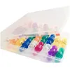 Nägel Nägel 50 Stück Push-Pin-Magnete für magnetische Whiteboards Colorf/Transparent Supplies Hochwertiger Kunststoff Power 230 Dhgarden Dhe80