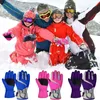 Gants de Ski enfants neige pour garçons filles hiver imperméable isolé épaississement chaud coupe-vent extérieur 1 paires 231017