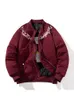 Kurtki damskie Winter Vintage Jacket Men Letter Hafdery Baseball Kobiety moda Hip Hop Varsity Coat z kapturem ciepły parkas streetwear 231018