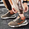 Dress Shoes PARZVIAL Men Sneakers Autumn Breathable Running Clunky Sneaker Male Tennis Outdoor Sports Tenis Masculino 231017