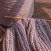 Tessuto e cucito 500GPCS Super morbido lungo soffice lavorato a mano in lana acrilico mohair filati fili di alta qualità per uncinetto sciarpa fai da te maglione 231017