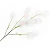 Dekorativa blommor Artificial Flower Multi-Use Light-Colored Fake Plastic Simulation Dandelion Display för gåvor