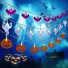 Halloween String Lights Halloween Decorations, Set 3x20 LED 10 ft varje ljus Pumpkin Bat Ghost Lights Batteri Appript Fairy Lights Halloween Party Decorations