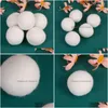 Autres boules de séchage de laine de jardin à la maison Tissu naturel Vierge Adoucisseur réutilisable Blanchisserie 5 cm Vêtements secs plus rapidement avec chute rapide Delive Dhrma