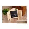 Blackboards Blackboards 1 Set Shutter-Style 23CMX15CM Blackboard för Shcool Stationery Office Home 230417 Office School Busi Dhgarden Dhtrq