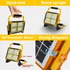 Gadżety zewnętrzne 1000 W Solar Flood Light Portable LED Reflektor reflektorowy reflektor Projektora Projektora Emergent Solar Portable Lampa 231018