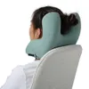 Kudde Neck Support Office Rest Lunch Break Orthopedic Student Desk Sleeping Memory Foam Tupplur för resebröd 231017