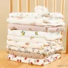 Blankets Vintage Floral Muslin Swaddle Blanket Newborn Swaddle Floral Swaddle Newborn Photo Baby Floral Swaddle