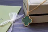 Van Sweater Chain Classic High Edition Four Leaf Grass Sweater Necklace Gold White Gold Rose Gold C5268488