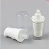 300 x 5ml 10ml small airless lotion pump bottle with white clear cap 1/3oz Travel Mini Airless Sprayer Cosmetic Packaginggood Olgef