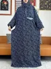 Ethnische Kleidung Muslimische Baumwolle Abaya für Frauen Ramadan Gebet Dubai Türkei Naher Osten Femme Robe Floral Lose Afrikanisches Kleid Schals Joint