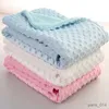 Couvertures pour bébé, couverture polaire douce pour nouveau-né, ensemble de literie solide, couette en coton couleur bonbon, fournitures de lit de couchage
