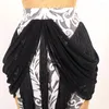 Scenkläder 2023 latin dansklänning kvinnors sexiga mönstrade mini cha rumba samba salsa tango kjol tassel vuxen