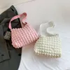 Sac à bandoulière matelassé à cordon de serrage pour femmes, pochette de grande capacité pour téléphone portable, sangle réglable tendance, rencontres quotidiennes