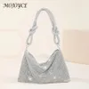 Sacs de soirée Poignée S Pochette Argent Brillant Dîner Fête De Mariage Sacs À Main De Luxe Designer Aisselles Épaule 231017