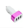Usb Car Charger 3 Port Phone Adapter Socket 2A 2.1A 1A Styling For Mobile Pad Chargers Drop Delivery Dhzax
