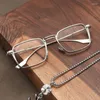 Sunglasses Metal Square Frame Reading Glasses For Men Vintage Presbyopic Women Anti-Scratch Diopter Eyewear 0 1.0 To 4.0