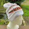 Bonnet / Skull Caps Hommes Halloween Balaclava Effrayant Femmes Tricoté Capuche Tricoté Chapeau Fête Moto Vélo Ski Cyclisme Cool Crâne Masques 231017