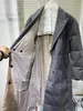 Womens Down Parkas Autumn Winter Wool Goose Wrap On Quilted Coat 231018