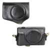 Camera Bag Accessories Full Body Exakt Fit PU Leather Digital Camera Case Bag Cover med axelrem för Powers SX740 SX730 SX720 231018