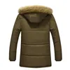 Men's Down Parkas 2023 Thick Winter Warm Parka Men Fleece Fur Hood Slim Jacket Coat Military Cargo Windbreaker Male Casual Overcoat Fashion 231017