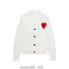 Paris Designer Herrenpullover New Amisweater Coeur Macaron Love Jacquard Cardigan Amishirt für Herren und Damen Top AM S-XLJW2S