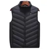 Gilets pour hommes hommes automne et hiver haute qualité gilet chauffant Zones vestes électriques graphène manteau chauffant USB veste rembourrée chauffante 231018