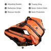 Dog Apparel Life Jacket Reflective Adjustable Summer Large Dogs Swimwear Safety Vest Surfing Sailboat Enhanced Buoyancy Pet 231017