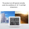 Timers Digital Clock Desk med temperaturfuktighet Väggklockor för hemkökskontor Dekorationer Niditon 231018