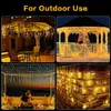 Other Event Party Supplies Christmas Decoration Led Icicle Lights Outdoor Year 2024 Fairy Light Street Garland On The House Droop 0.5/0.6/0.7M 231017